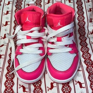 Pink and white 1’s ; 11C ; Good condition